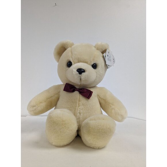 Vintage Soft Expressions Dan Dee Cream Bear With Tags Stuffed Animal 16" - Picture 1 of 4
